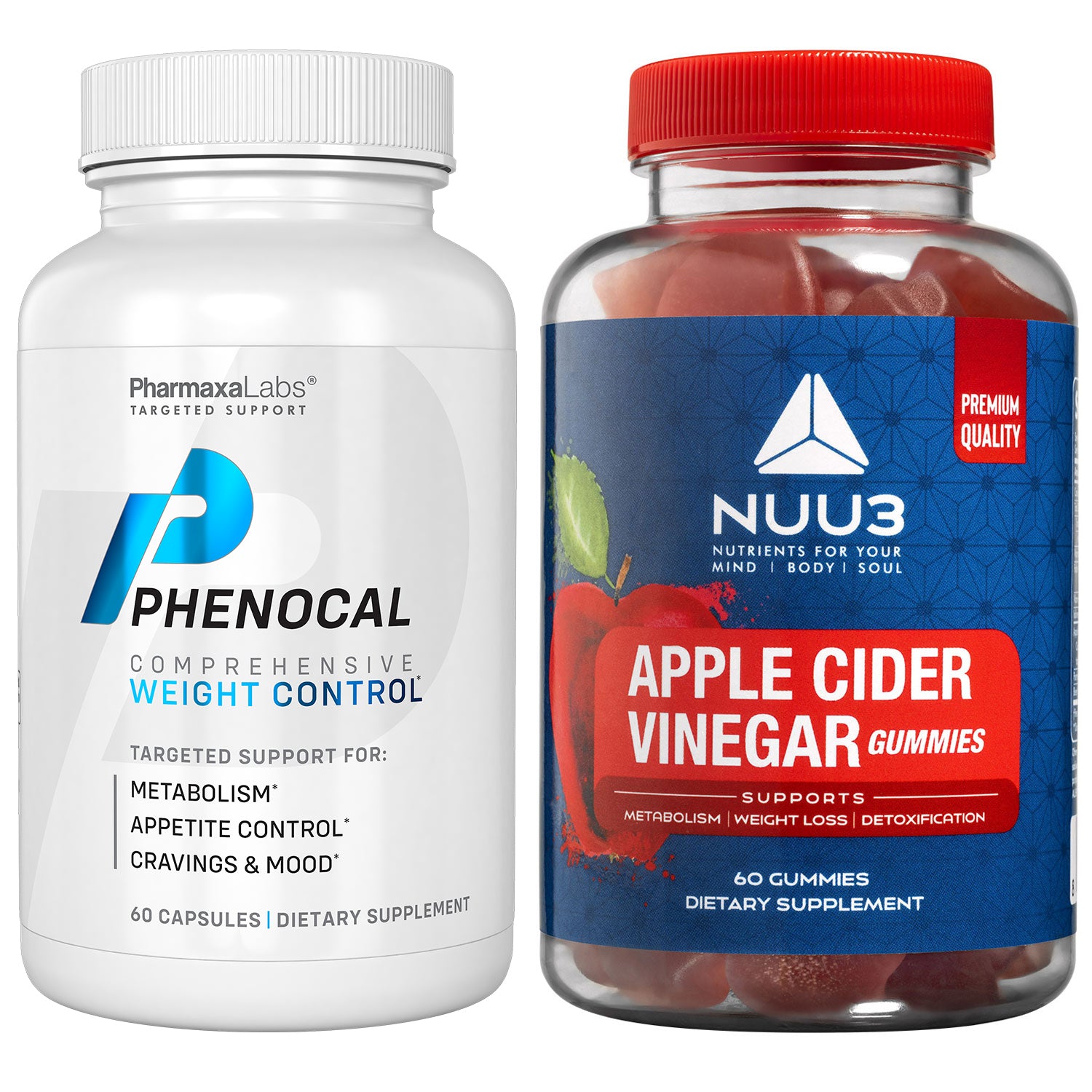 Combo pack- Phenocal & Nuu3 ACV Gummies - Phenocal